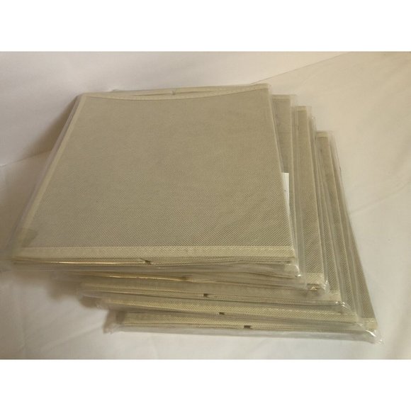 Style selection fabric drawers 6 Pack 10.5”x10.5”11” Beige New - Picture 7 of 9